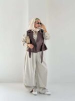 وست چرم کمربندی کد 201128 - تصویر 3