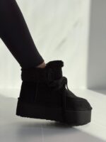 نیم بوت UGG لبه تدی کد 141405 - تصویر 7