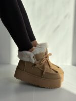 نیم بوت UGG لبه تدی کد 141405 - تصویر 4