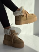 نیم بوت UGG لبه تدی کد 141405
