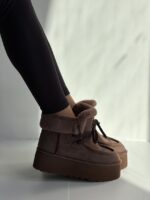 نیم بوت UGG لبه تدی کد 141405 - تصویر 10