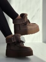 نیم بوت UGG لبه تدی کد 141405 - تصویر 12