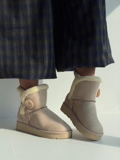 نیم بوت UGG دکمه ای کد 141421