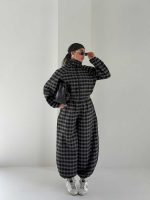 ست سوییشرت و شلوار PLAID FIRESH کد 161082 - تصویر 5