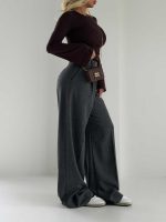 شلوار پارچه ای دانتل QUZU کد 102498 - تصویر 3