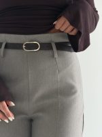 شلوار پارچه ای کمربندی QUZU کد 102497 - تصویر 2
