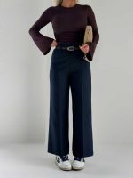 شلوار پارچه ای کمربندی QUZU کد 102497 - تصویر 8