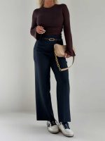 شلوار پارچه ای کمربندی QUZU کد 102497 - تصویر 10