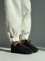 کتونی GOLDEN GOOSE نگین دار کد 141426 - تصویر 3