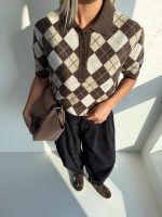 پلیور طرح لوزی QUSTYLE کد 201250 - تصویر 10